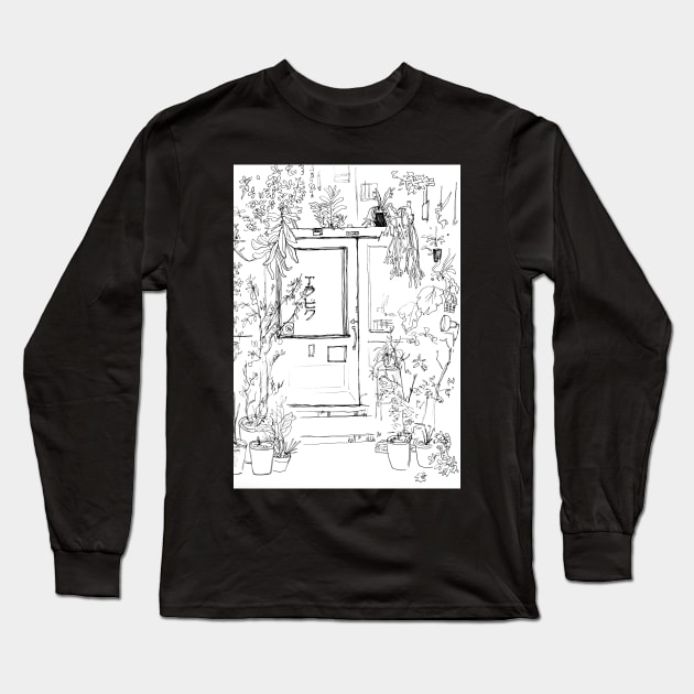 Japanese storefront Long Sleeve T-Shirt by sadnettles